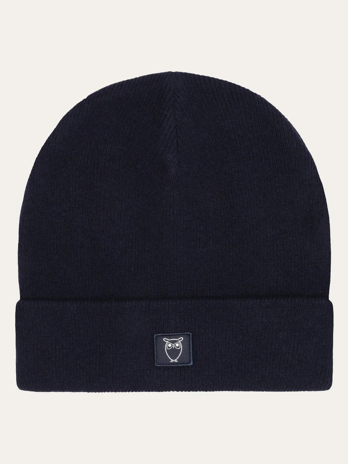 Double layer fine merino wool beanie