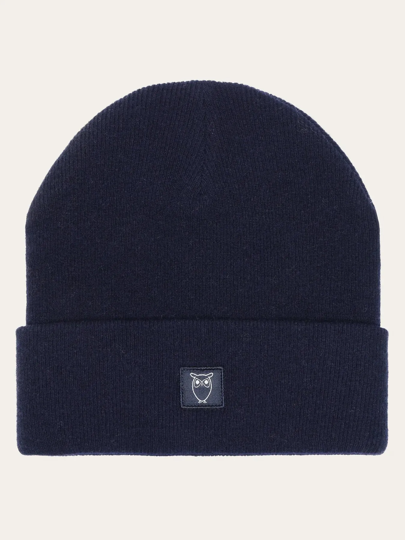 Double layer fine merino wool beanie