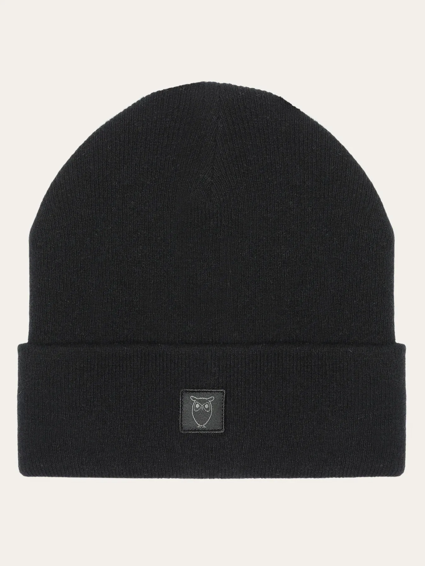 Double layer fine merino wool beanie