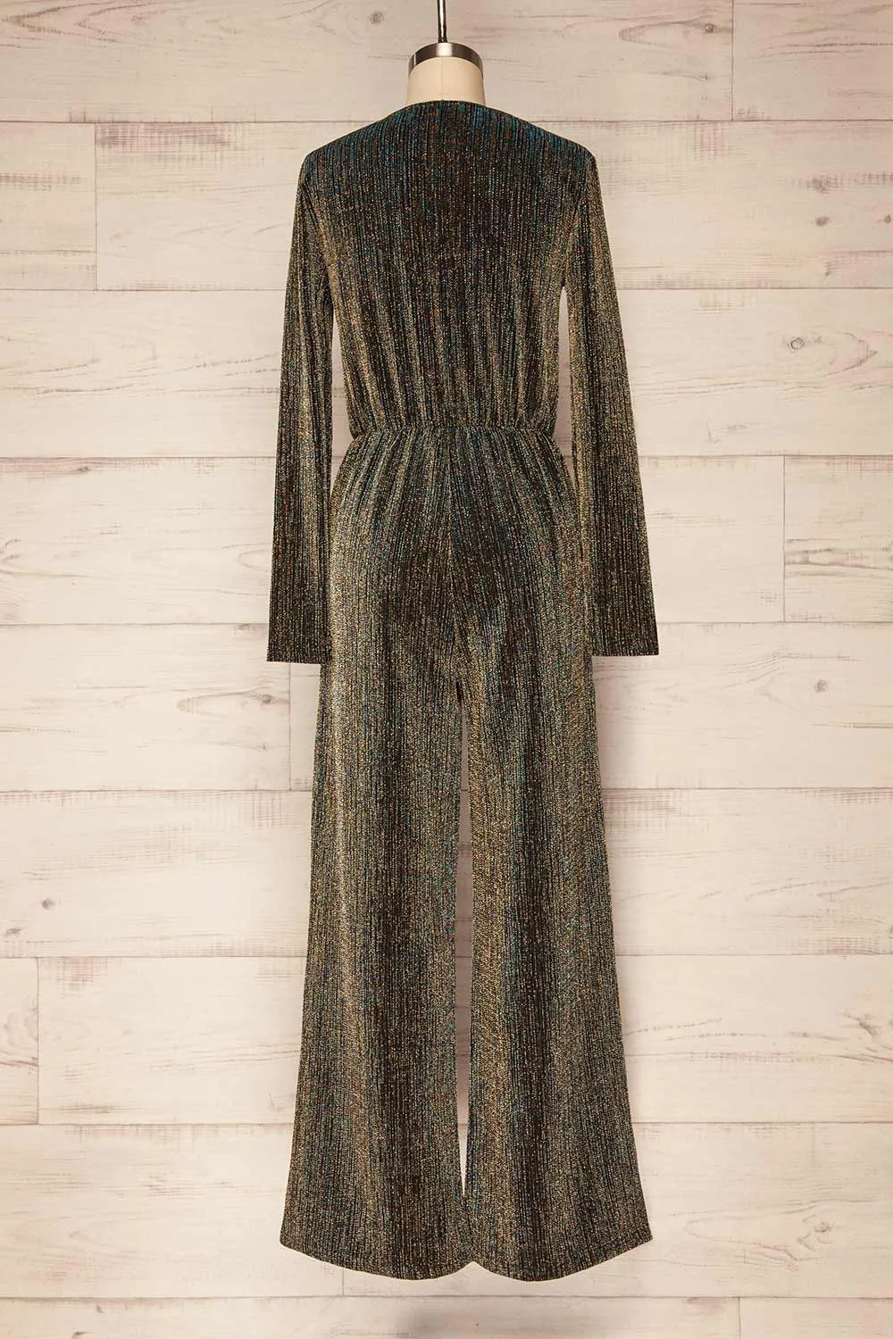 Ejido | Wide-Leg Metallic Jumpsuit