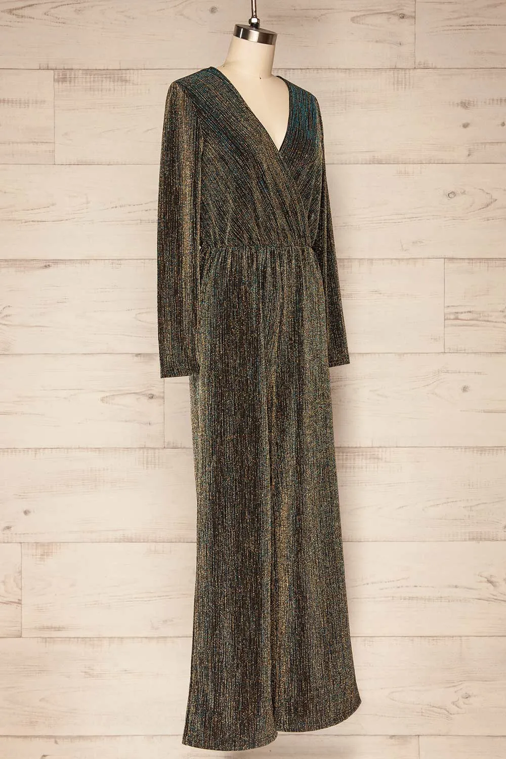 Ejido | Wide-Leg Metallic Jumpsuit