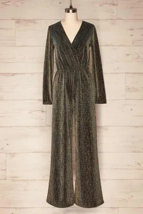 Ejido | Wide-Leg Metallic Jumpsuit