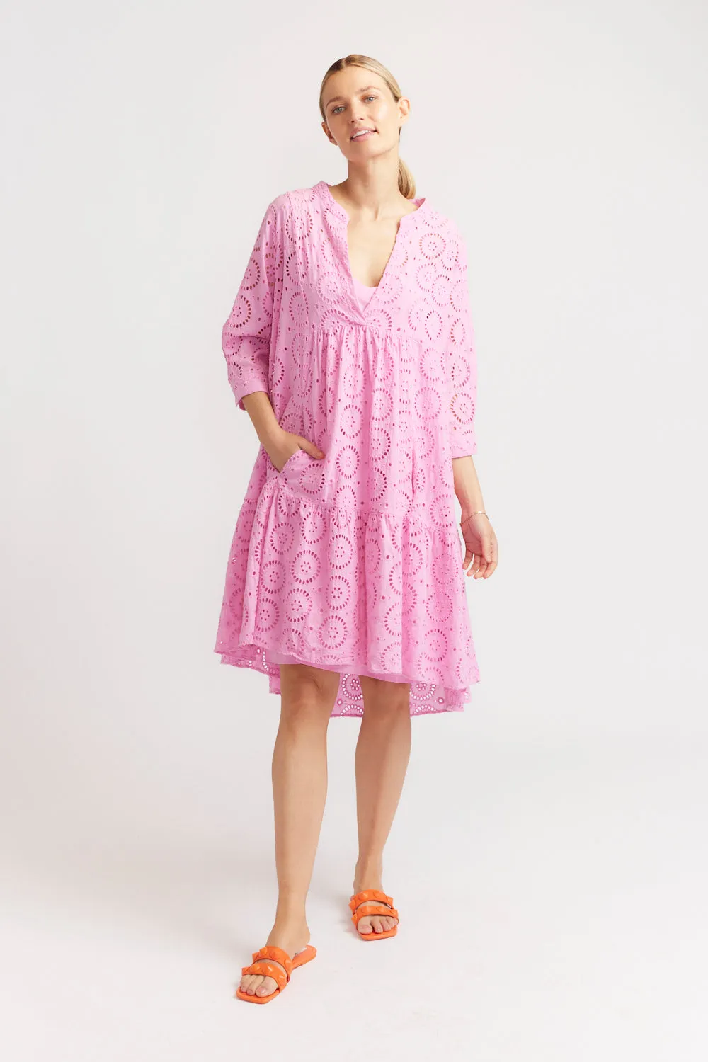 Elanora Dress in Fairy Floss