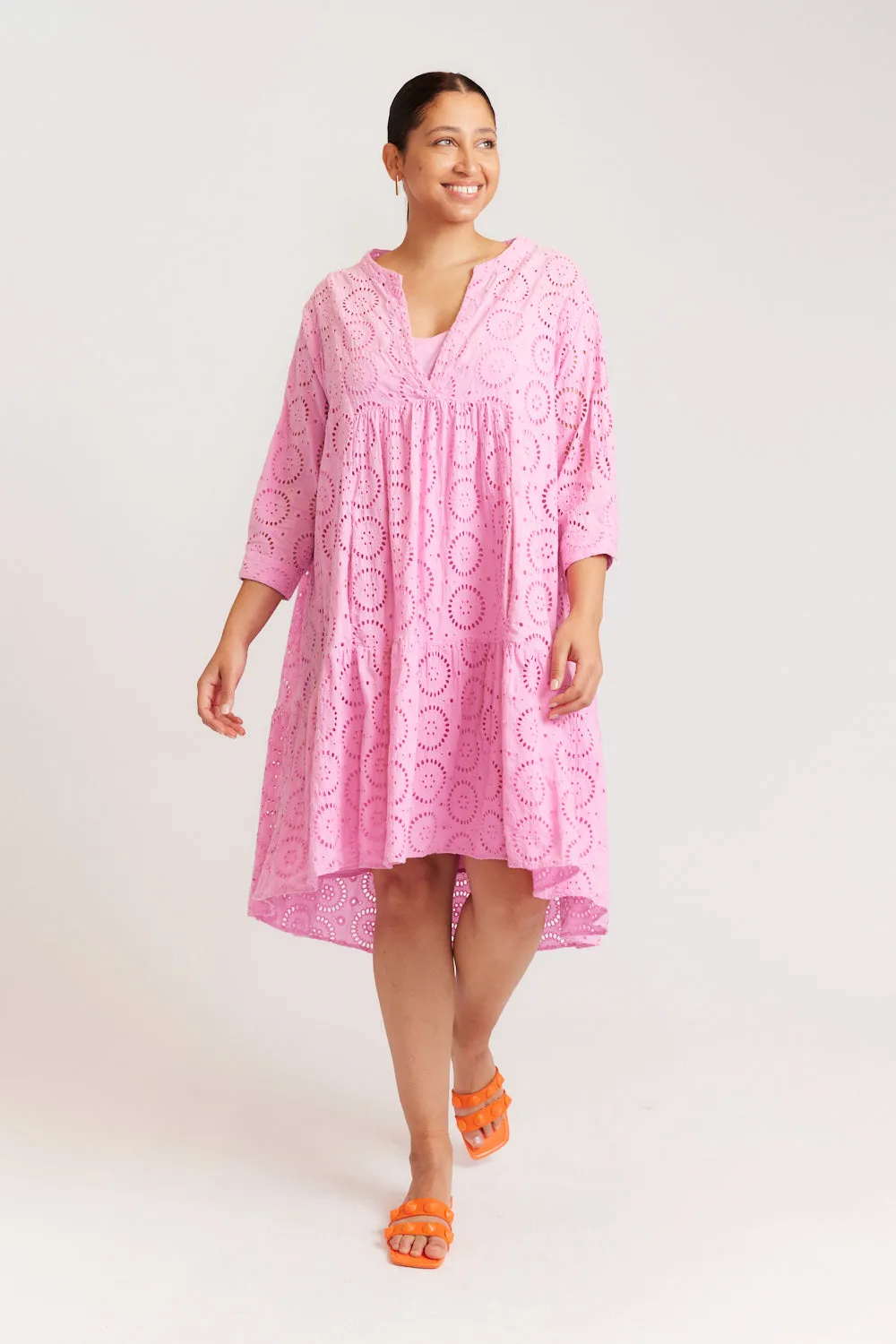 Elanora Dress in Fairy Floss