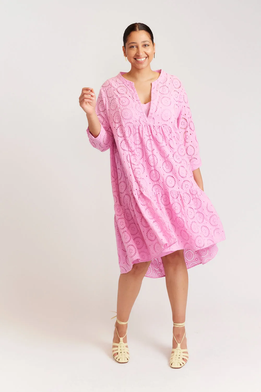 Elanora Dress in Fairy Floss