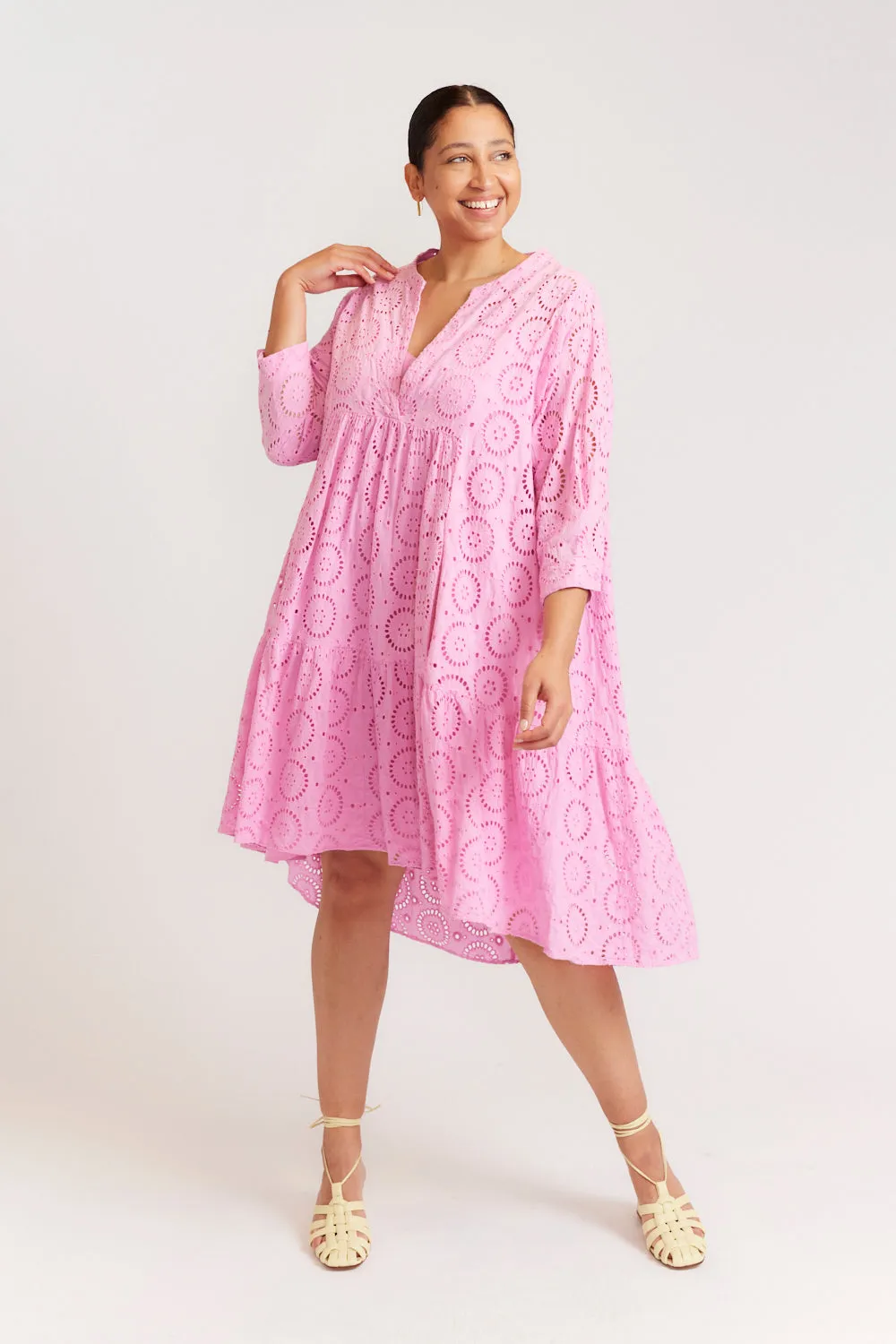 Elanora Dress in Fairy Floss