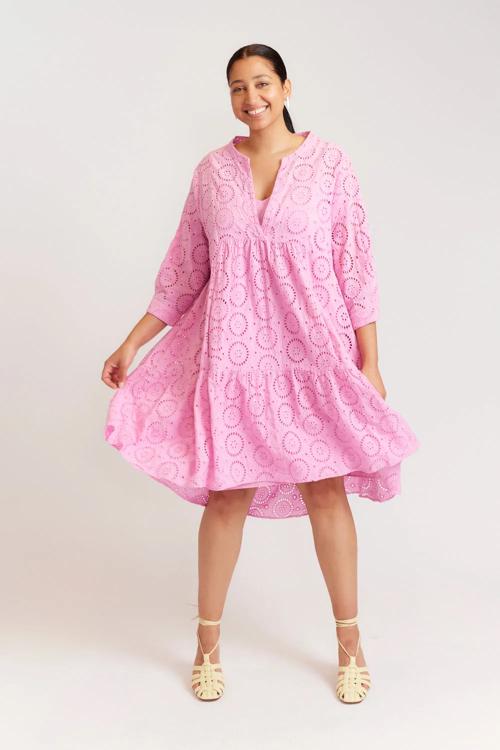 Elanora Dress in Fairy Floss