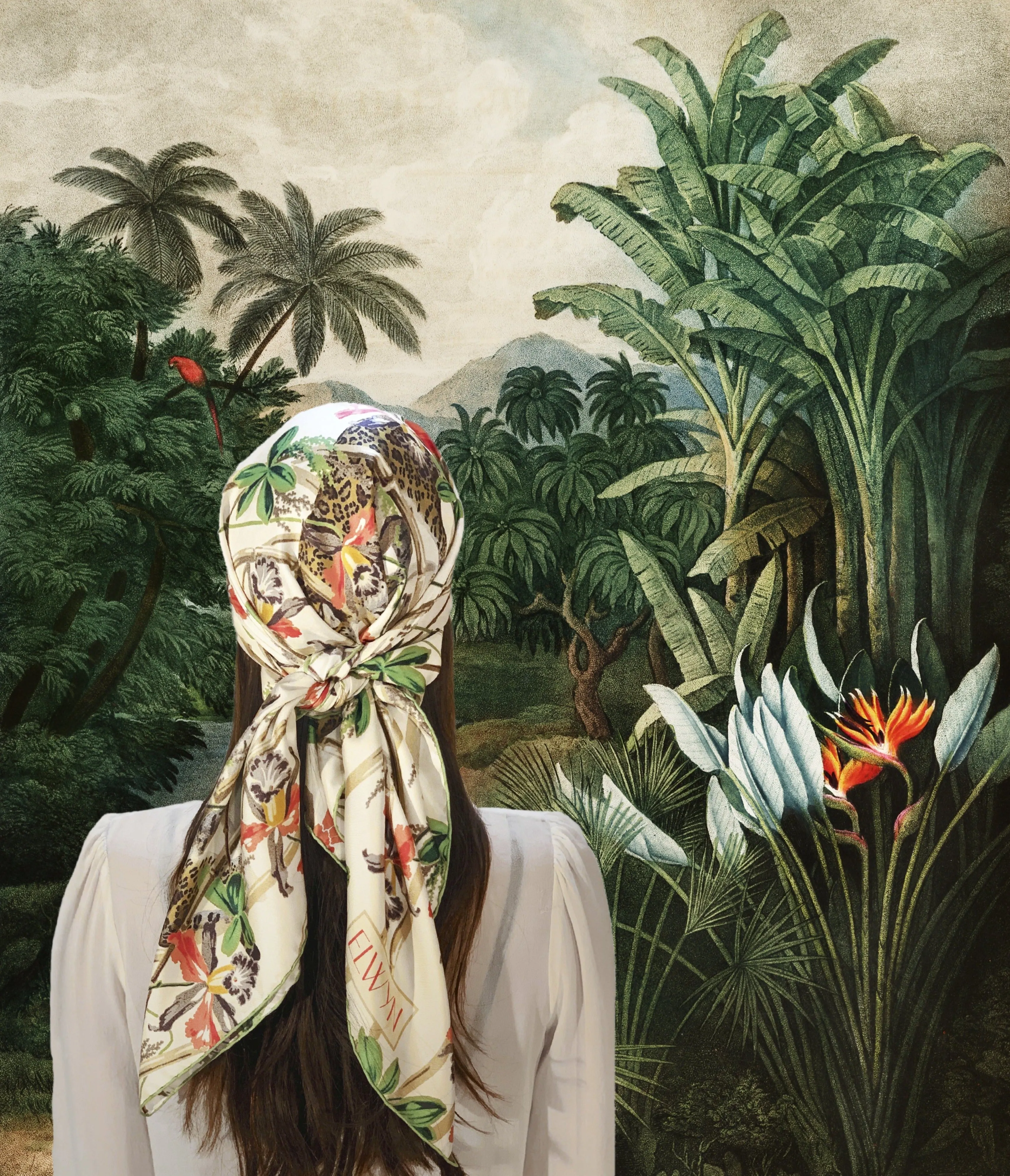 Elwyn New York Jungle Leopard Scarf