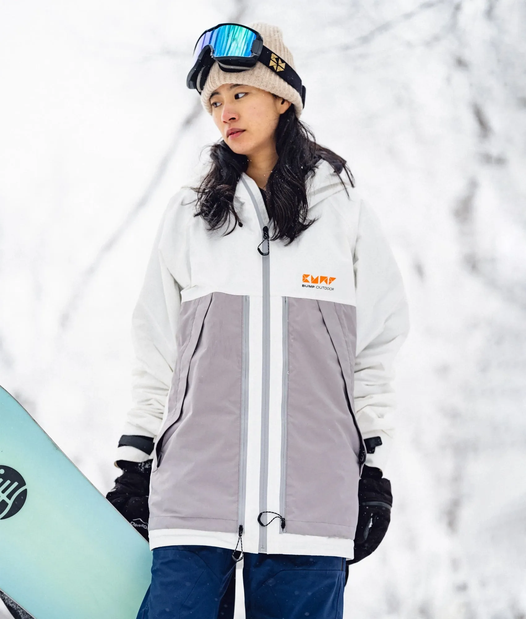 Expert 23 Ski/Snowboard Jacket Women White/Gray