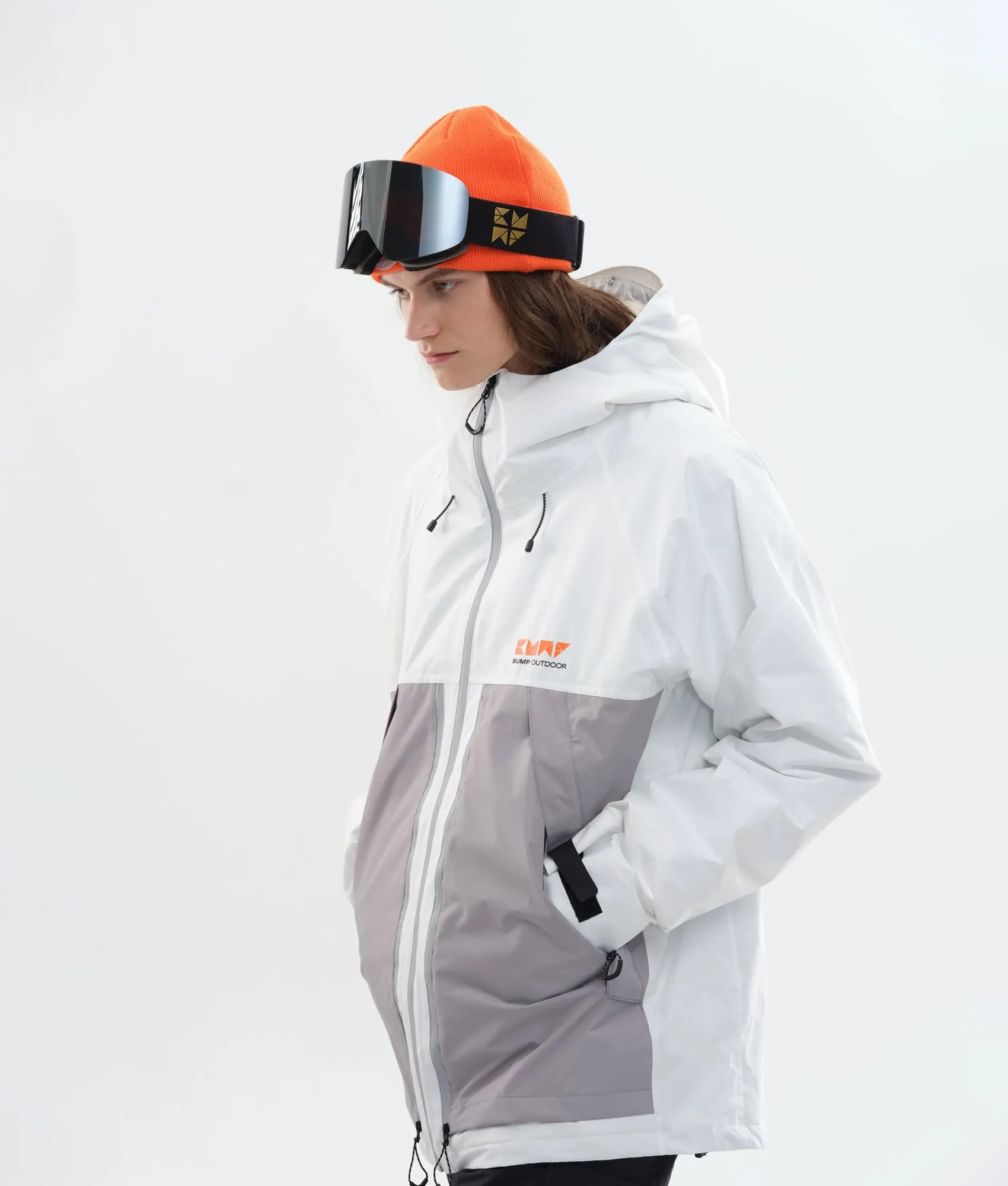 Expert 23 Ski/Snowboard Jacket Women White/Gray