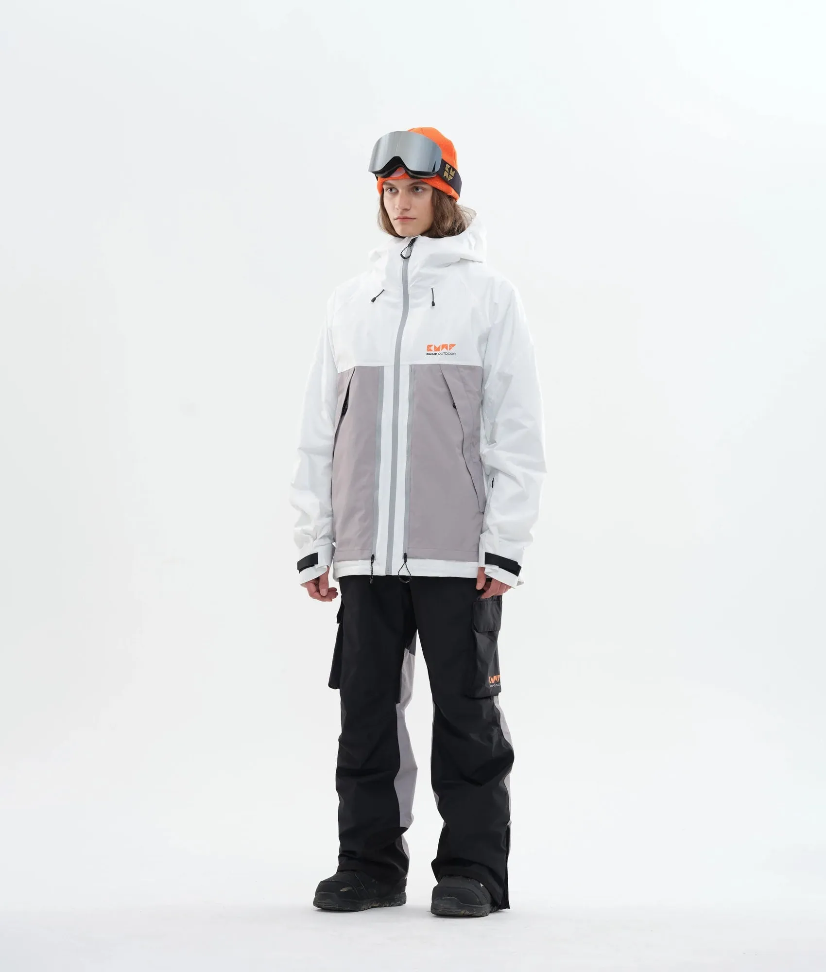 Expert 23 Ski/Snowboard Jacket Women White/Gray