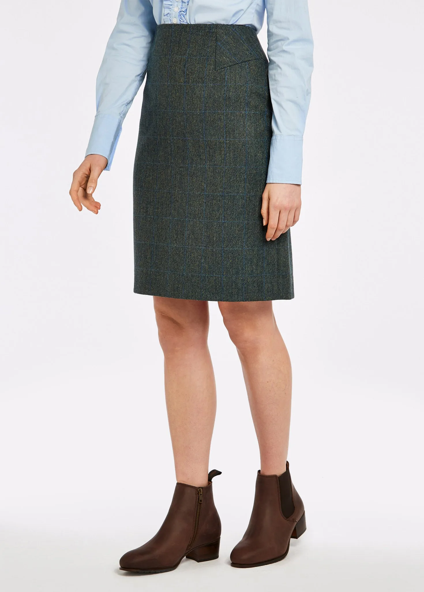 Fern Tweed Skirt - Mist