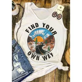 Find Your Own Way Tank Top