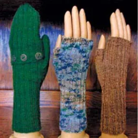 Fingerless Gloves and Mitts, Fingering Weight