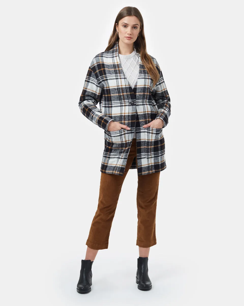 Flannel Cocoon Cardigan