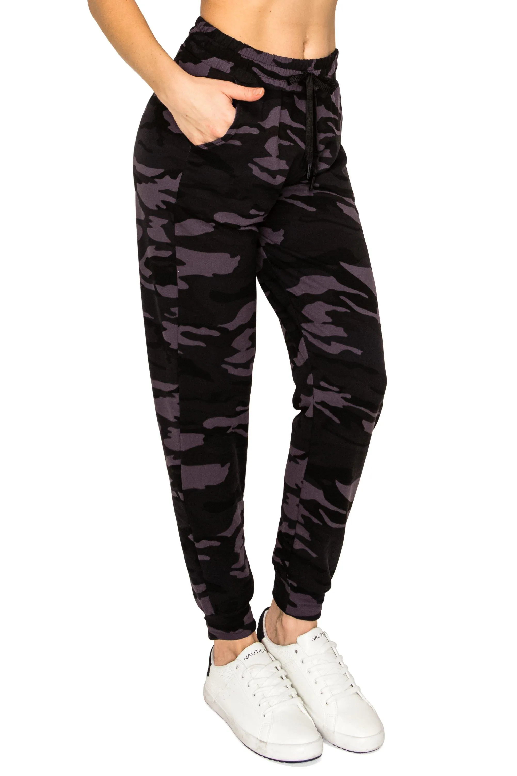 Fleece Jogger Sweatpants - Soft Stretch Warm Sweatpants with Pockets