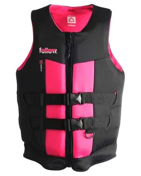 Follow Tact Ladies Vest - Black/Pink - 2023