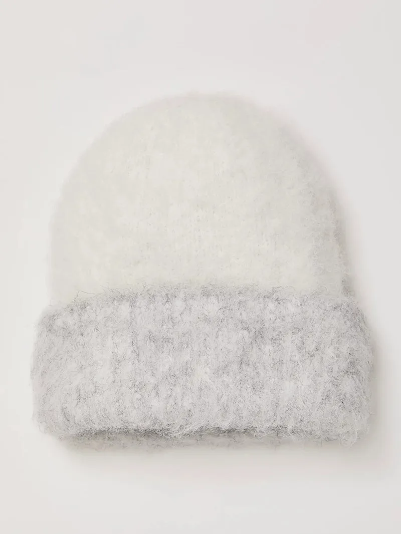 Free People Forever Fuzzy Beanie - Icing