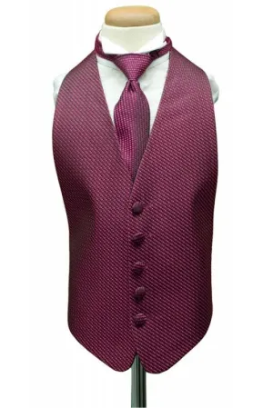 Fuchsia Venetian Kids Tuxedo Vest