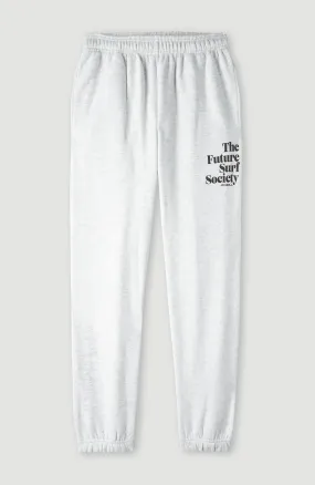 Future Surf High-Waist Sweatpants | White Melange