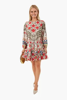 Garden of Dreams Red Multi Ella Dress