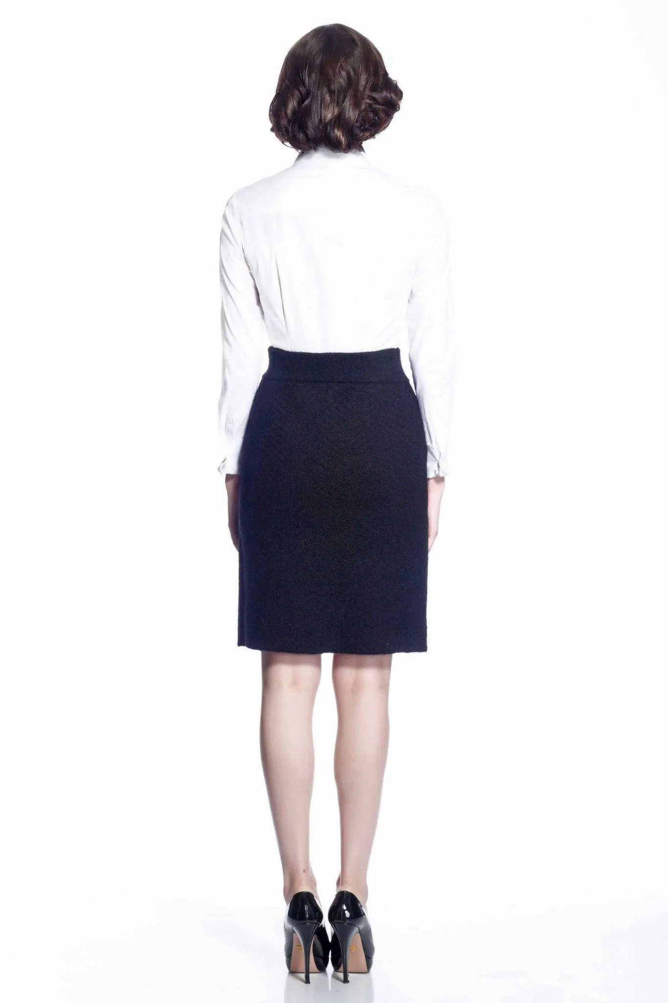 Glenda Reversible Pencil Skirt