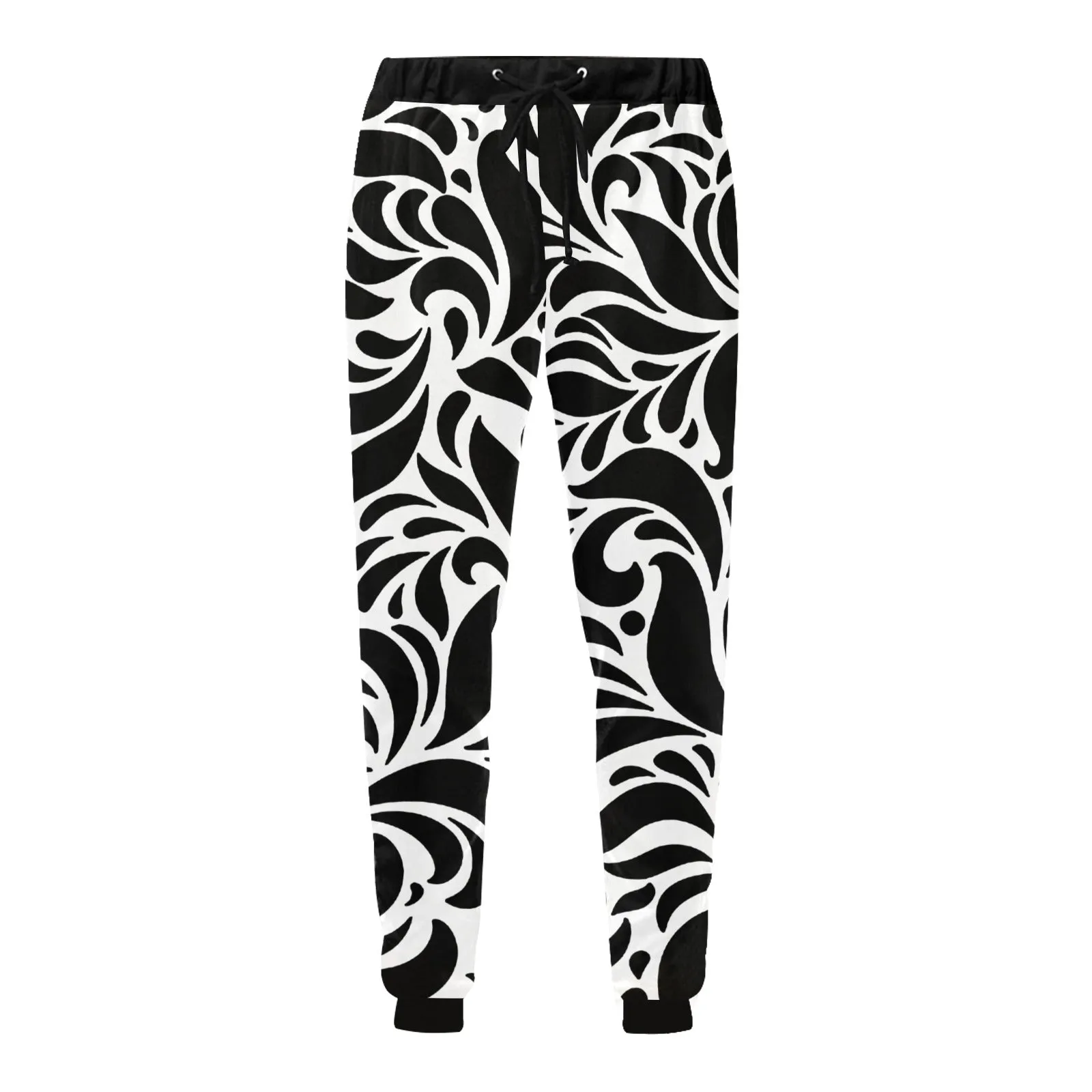 GORGIOUS LEAF WHT All Over Print Sweatpants