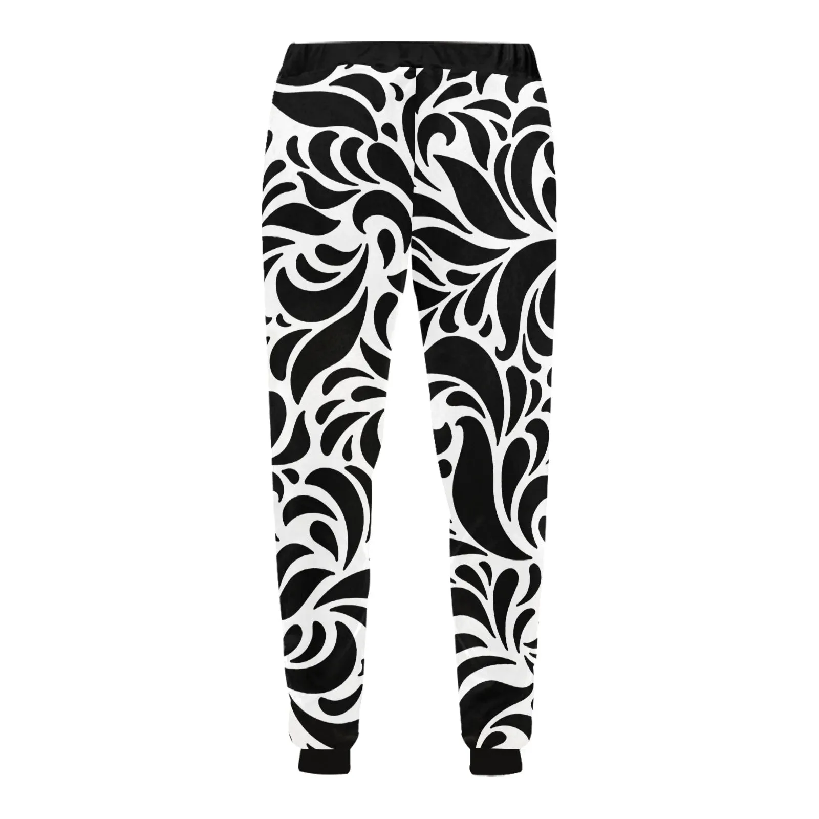 GORGIOUS LEAF WHT All Over Print Sweatpants