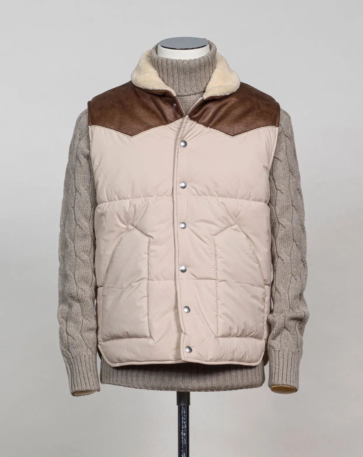 Gran Sasso Western Gilet / Light Beige