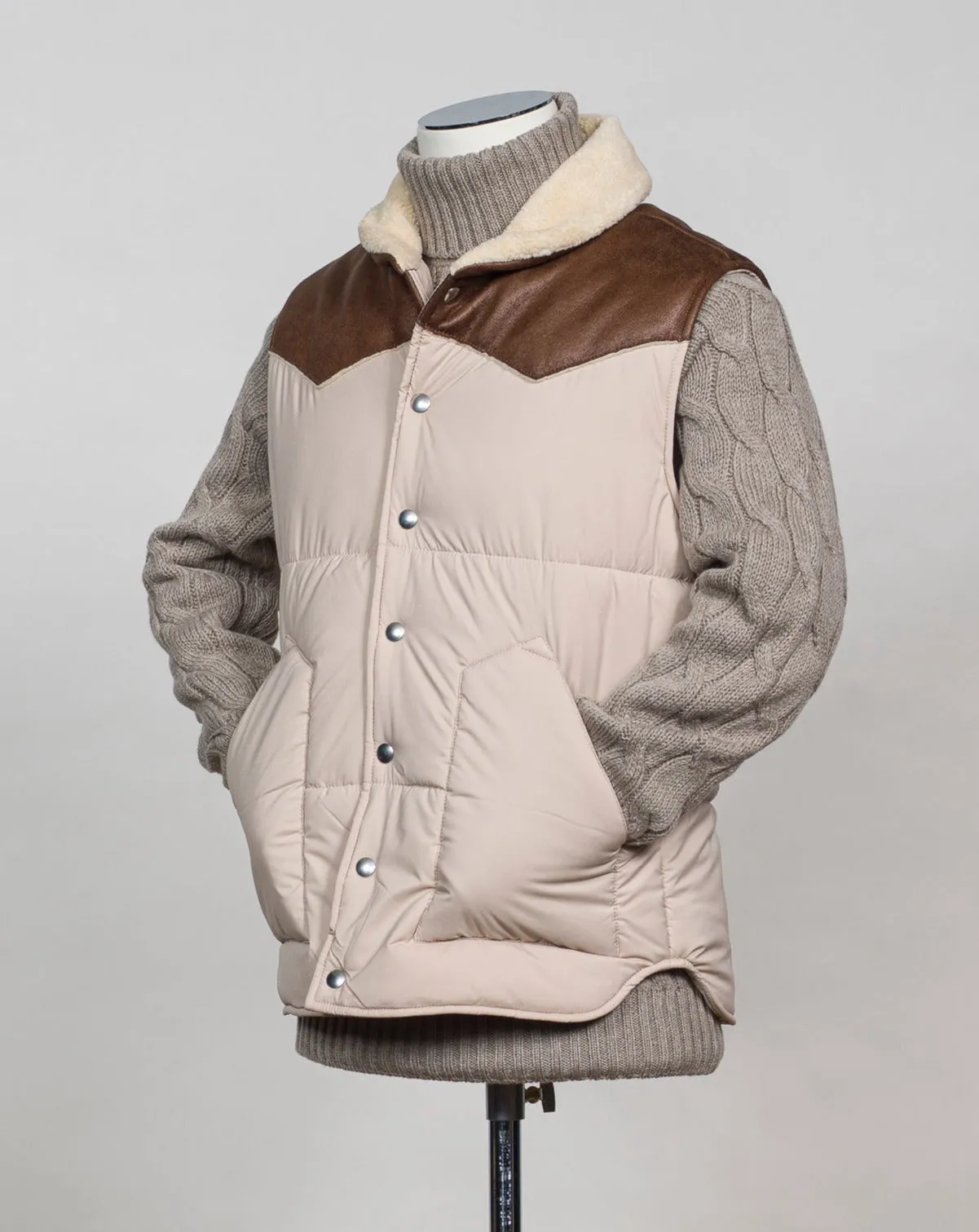 Gran Sasso Western Gilet / Light Beige