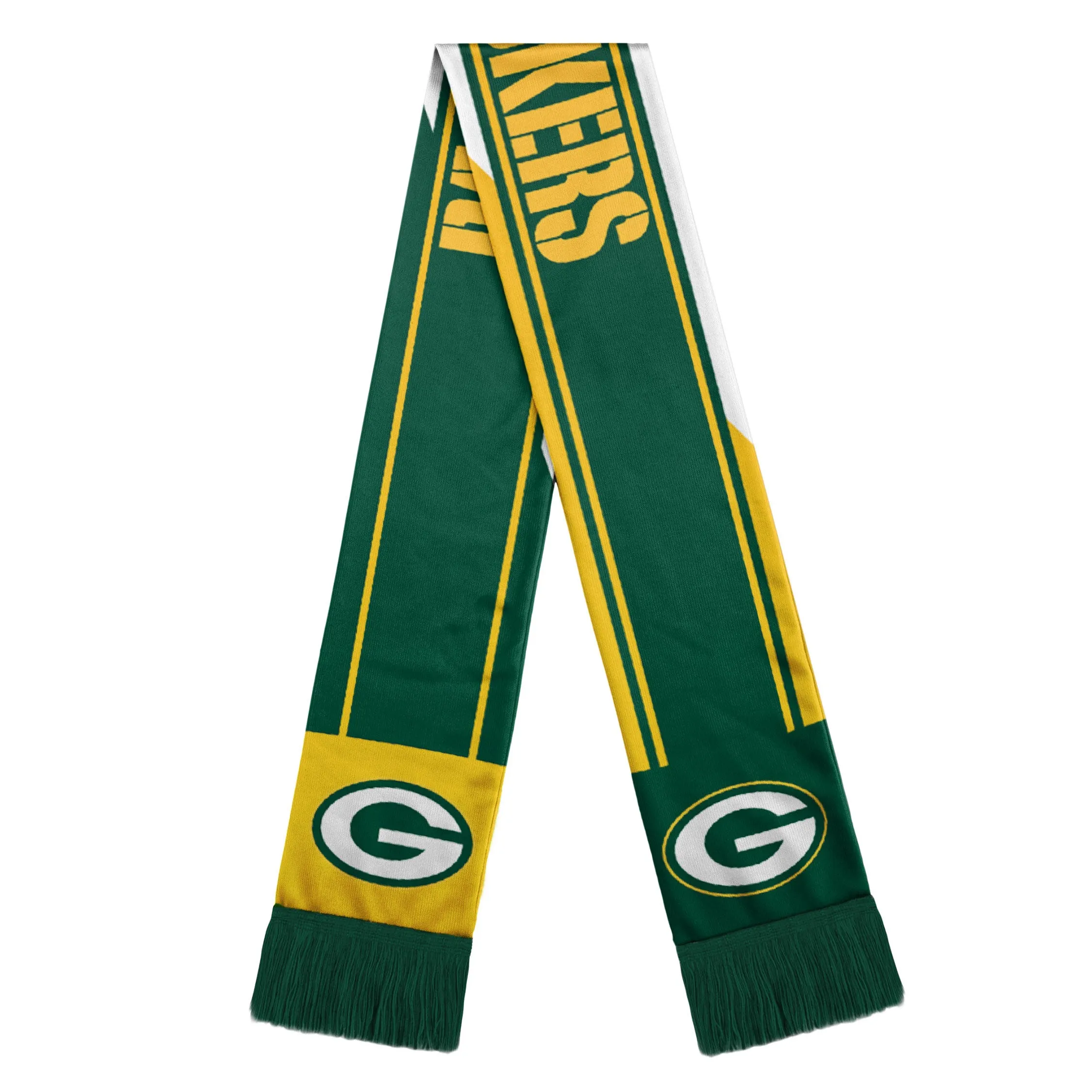 Green Bay Packers Colorwave Wordmark Scarf