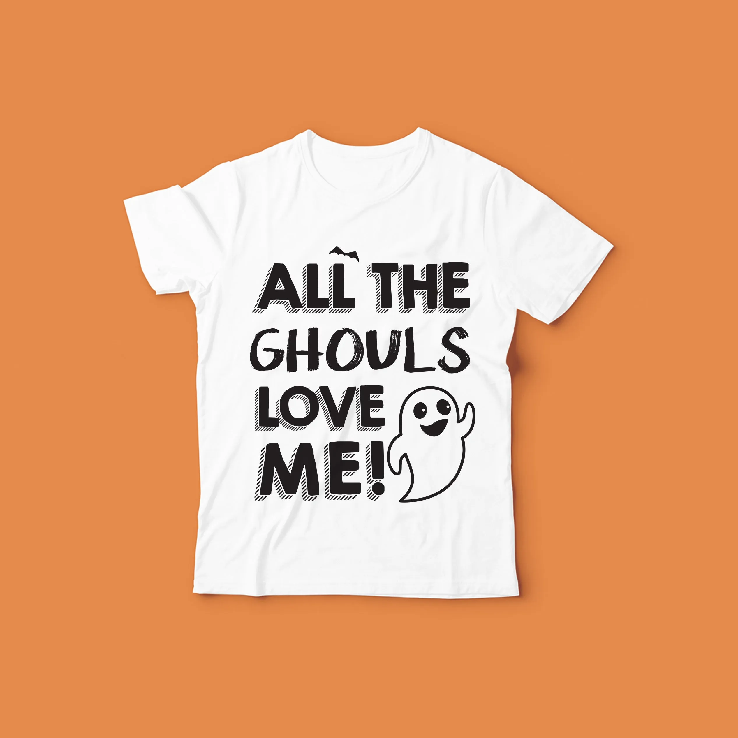 Halloween T-Shirt Designs | DIY Kids Halloween Shirts | All the Ghouls Love Me