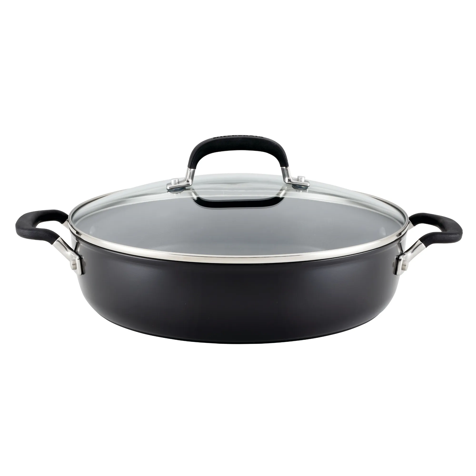 Hard-Anodized Nonstick 5-Quart Everything Pan with Lid