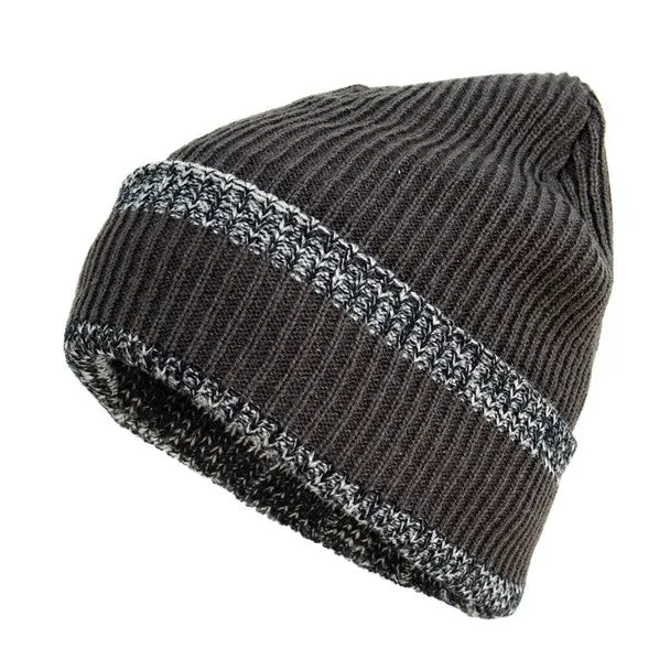 *Hat - Heavy Duty Winter Outdoor Beanie - Charcoal