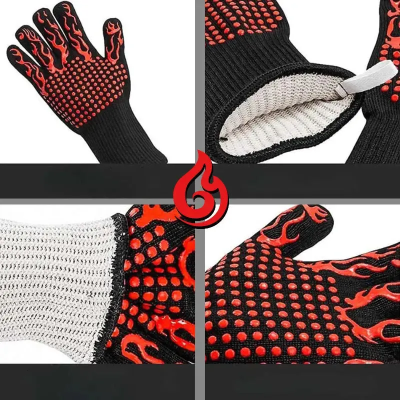 Heat-Resistant Gloves - Kitchen & Barbecue