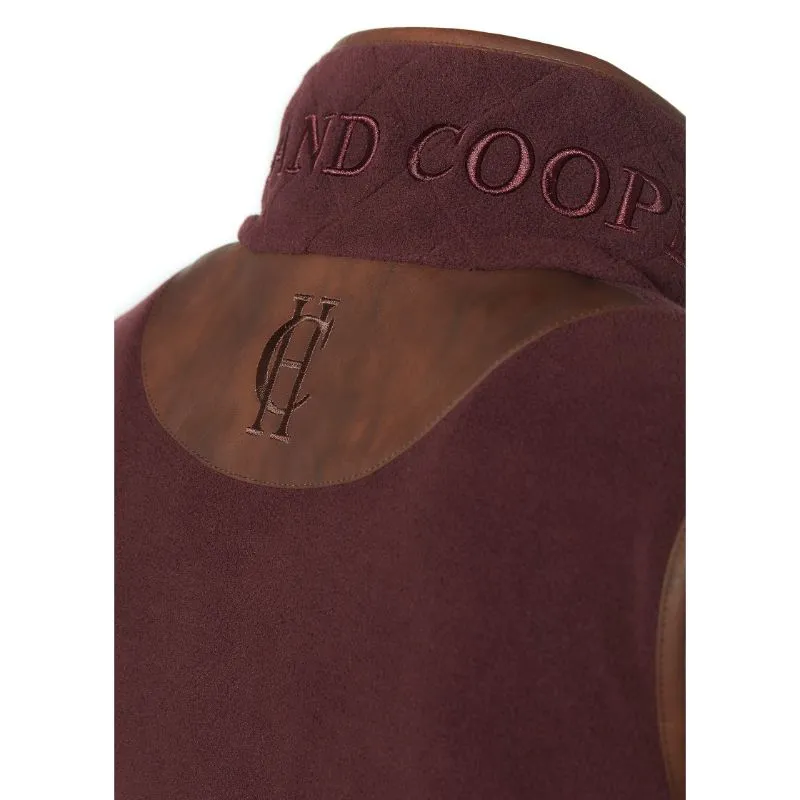 Holland Cooper Country Ladies Fleece Gilet - Mulberry