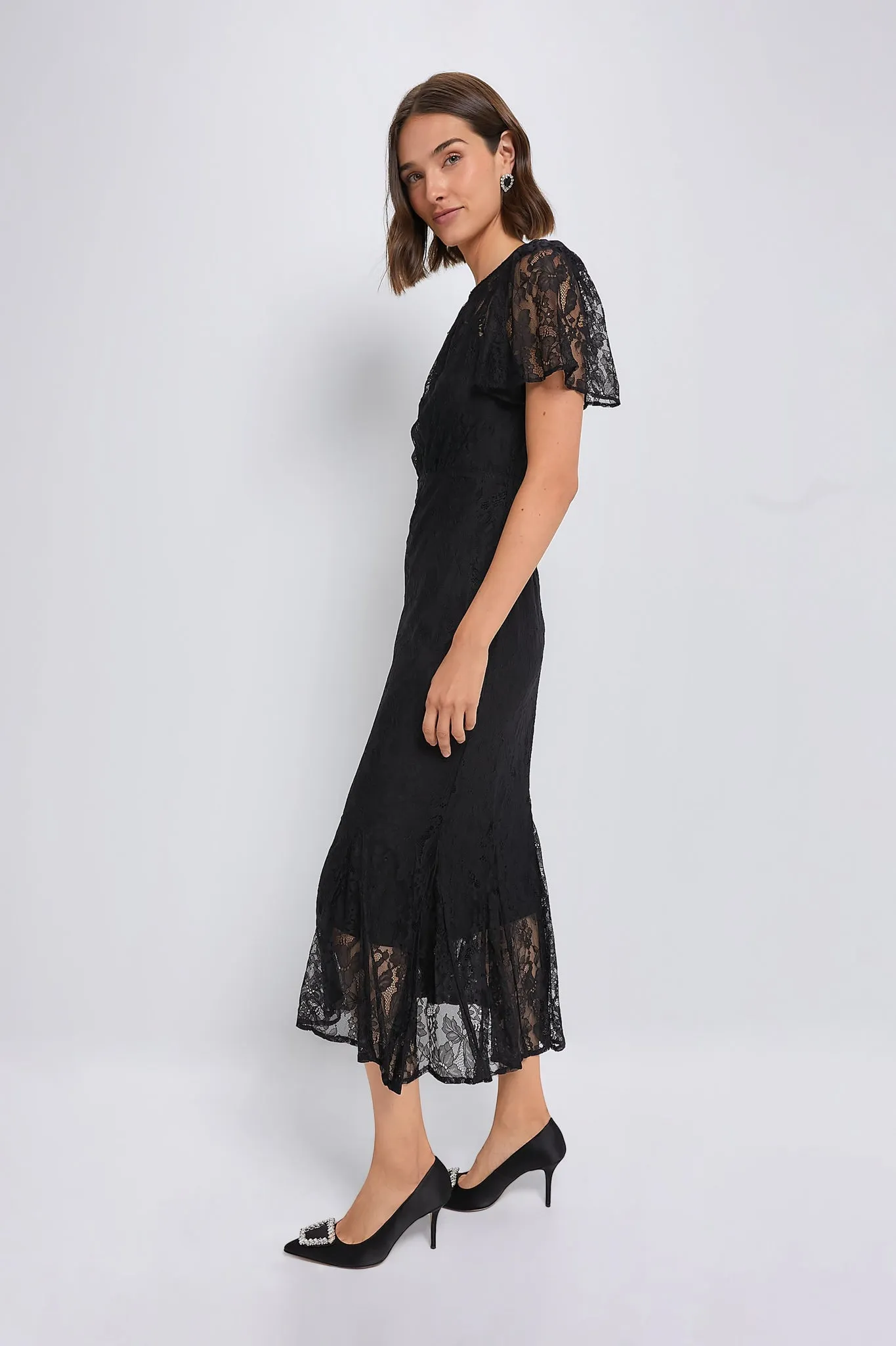 Ink Lyon Lace Arabella Dress