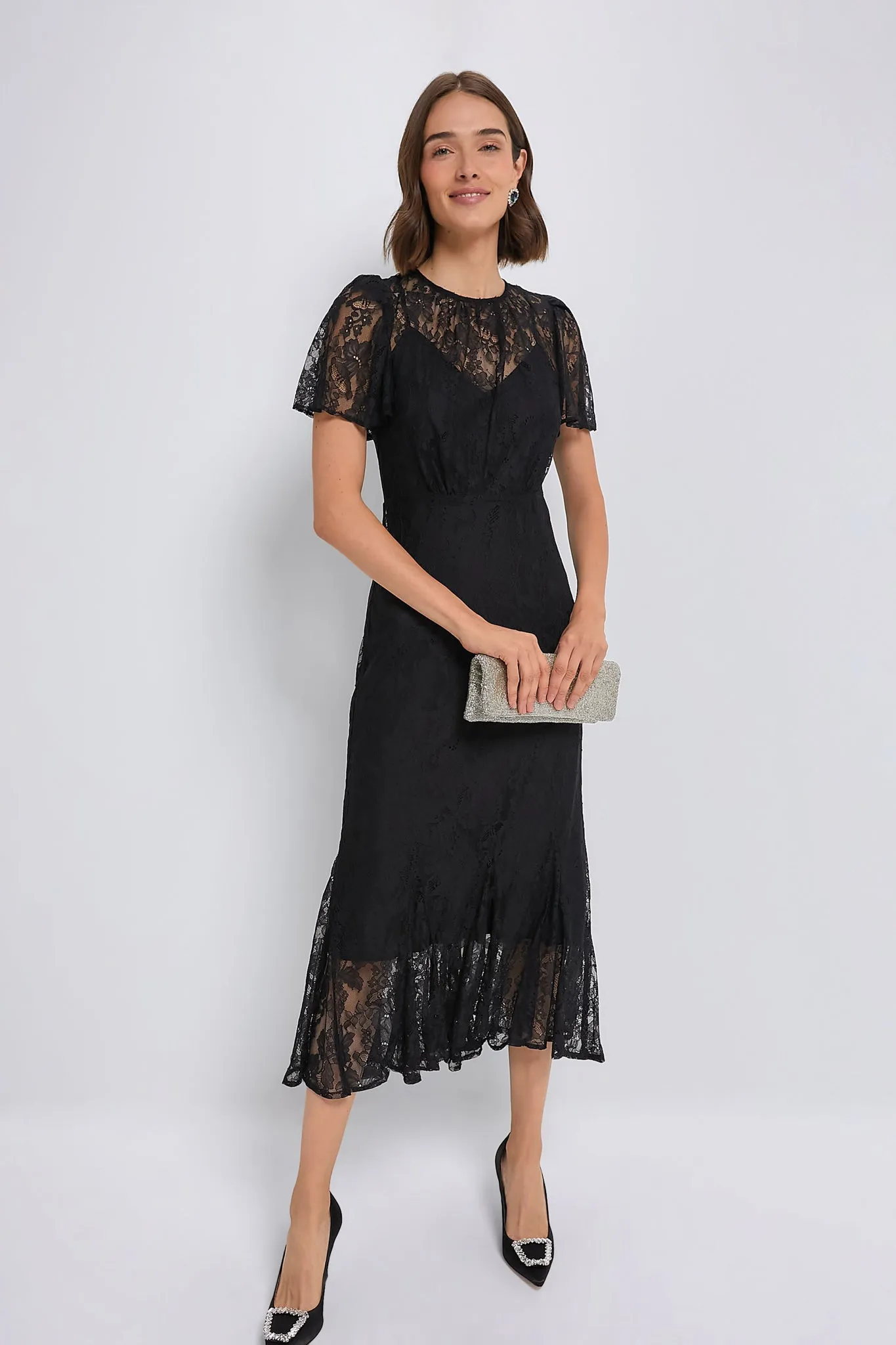 Ink Lyon Lace Arabella Dress