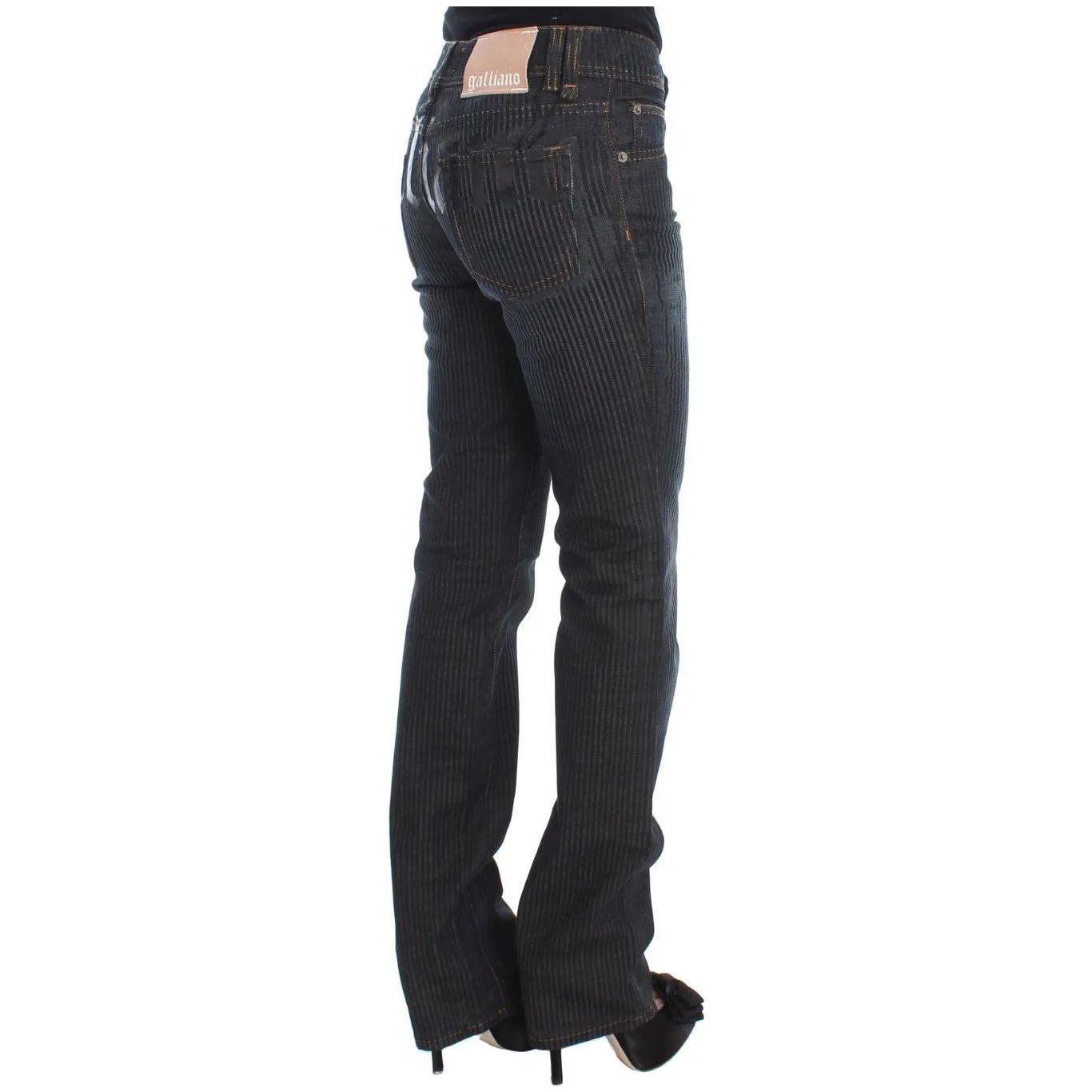 John Galliano Chic Slim Fit Bootcut Designer Jeans