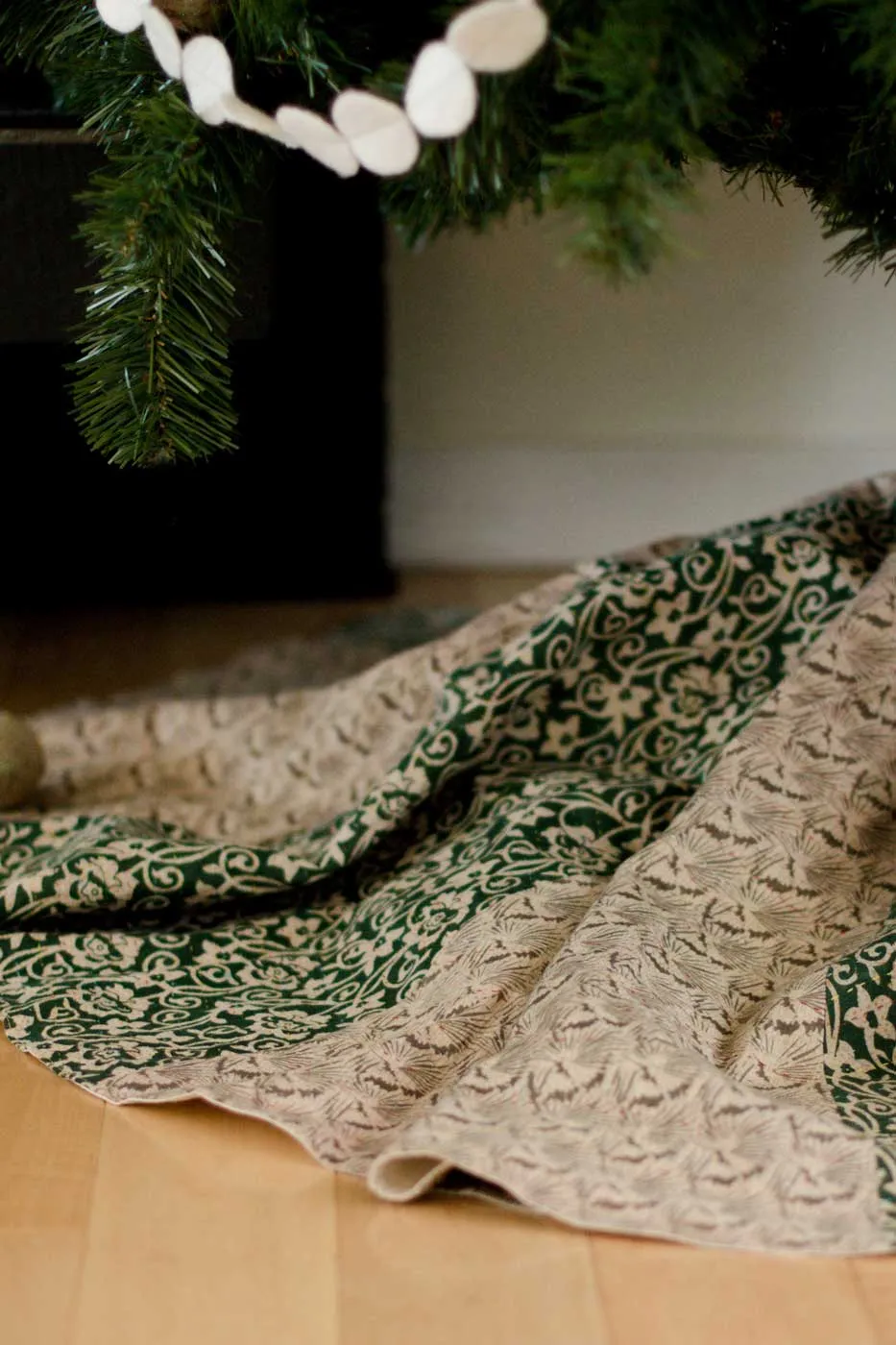 Kantha Christmas Tree Skirt No. 13