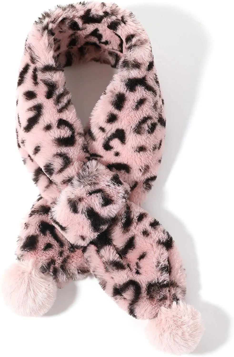 Kids Girl Fur Scarf