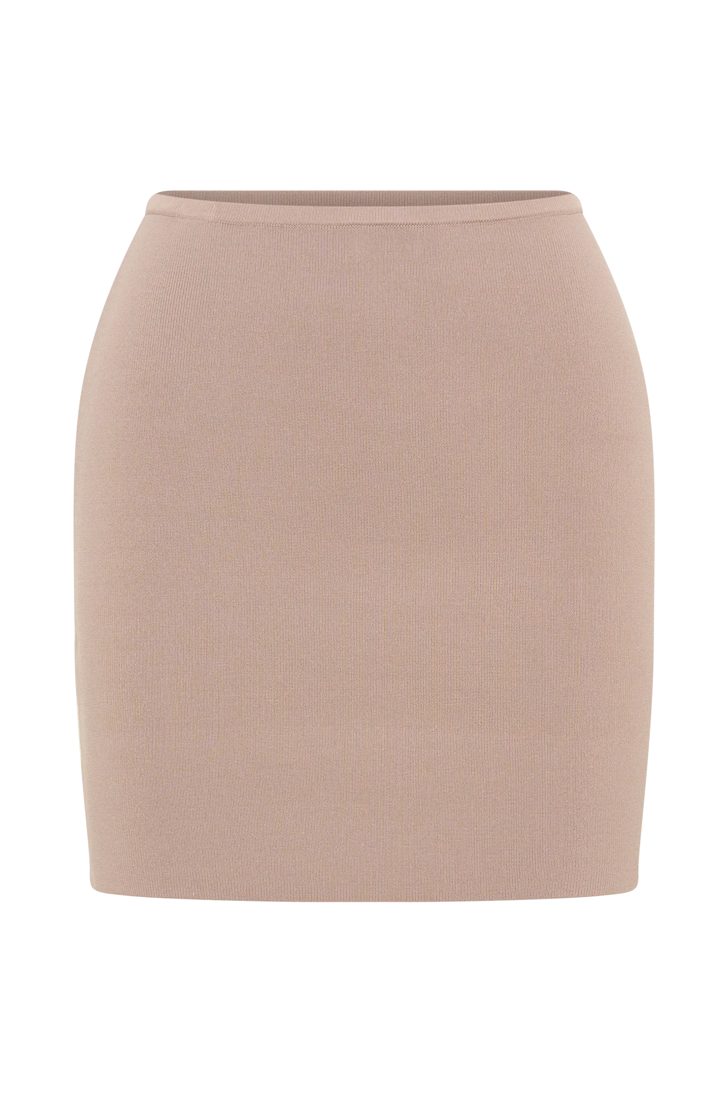 Klara Knit Mini Skirt - Taupe