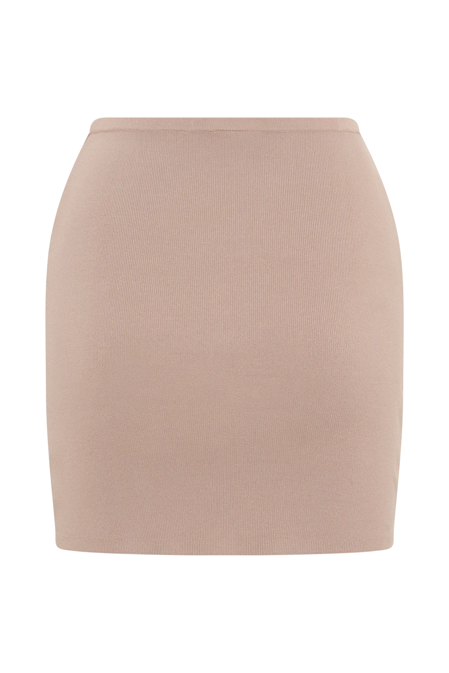 Klara Knit Mini Skirt - Taupe