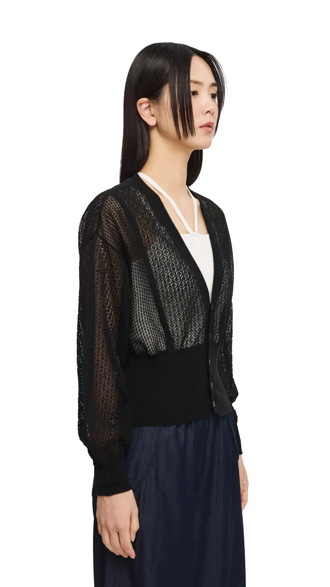 Lace Knit Cardigan