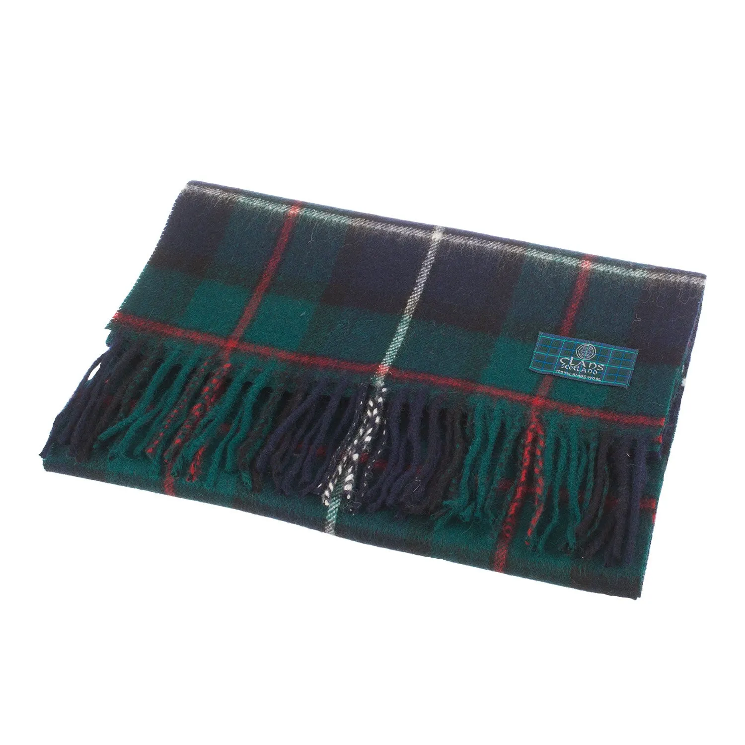 Lambswool Scottish Tartan Clan Scarf  Robertson Hunting