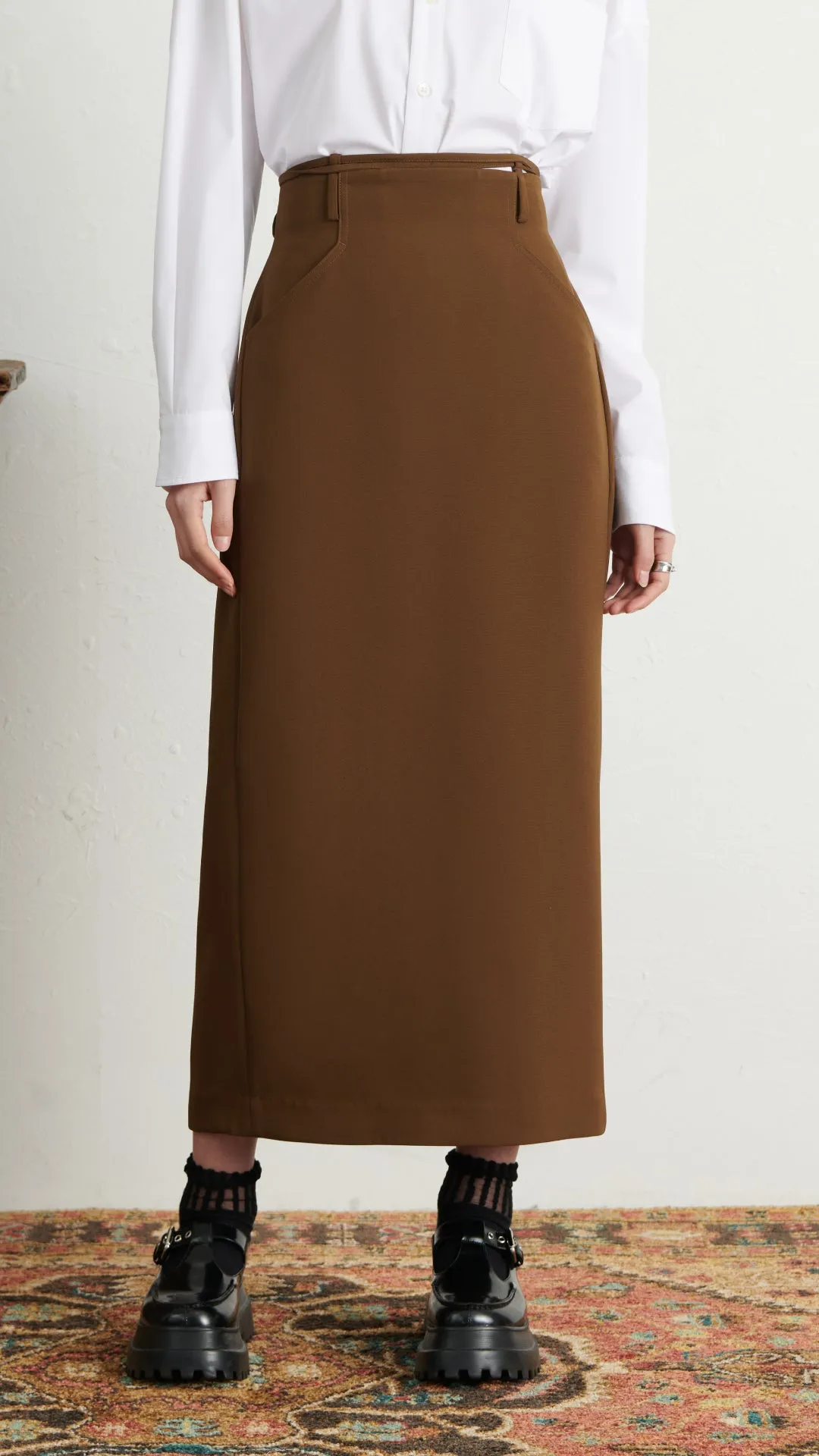 Long Pencil Skirt