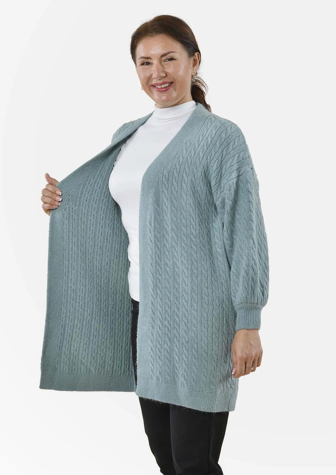 Long Sleeves Knit Cardigan