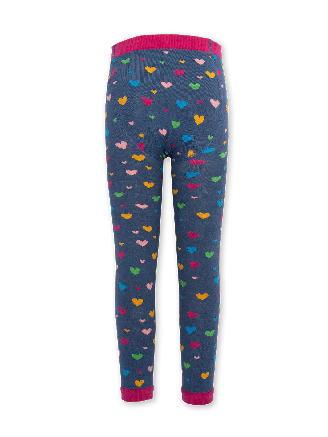 Love heart knit leggings