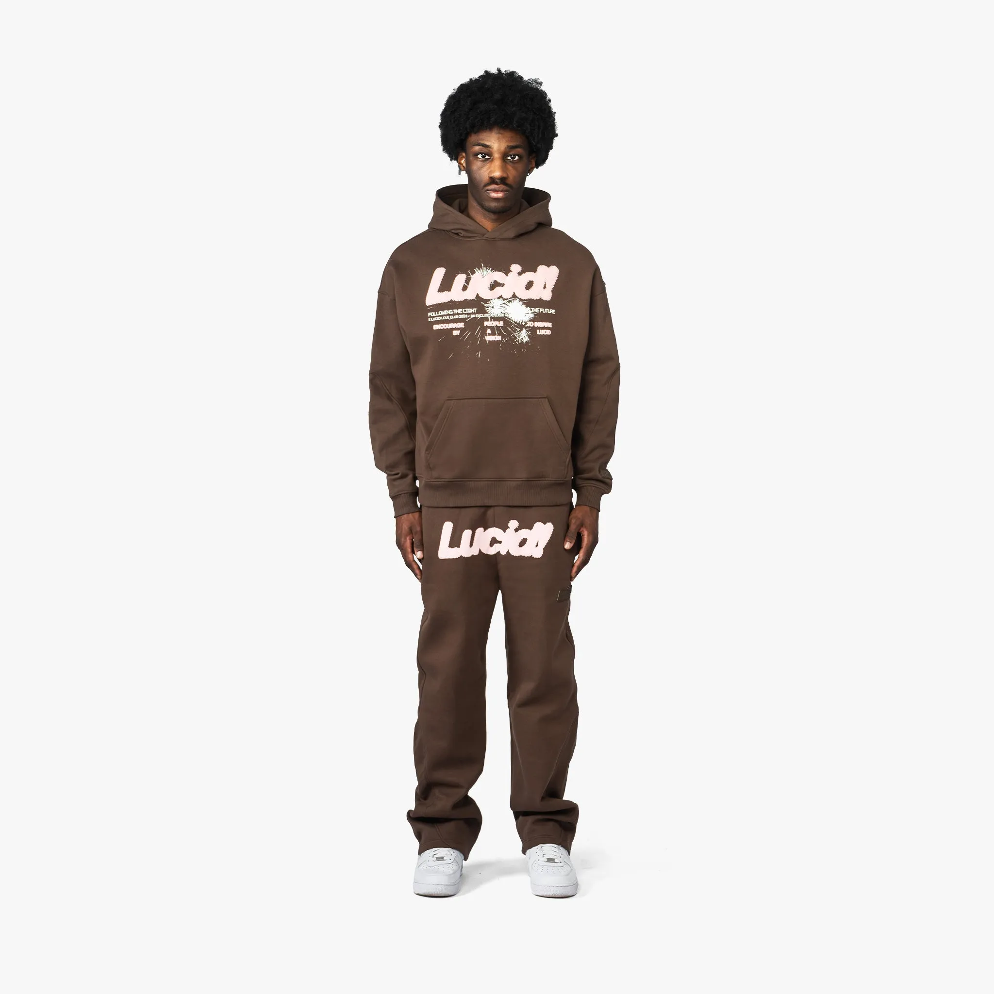 Lucid! Sweatpants Brown/Pink