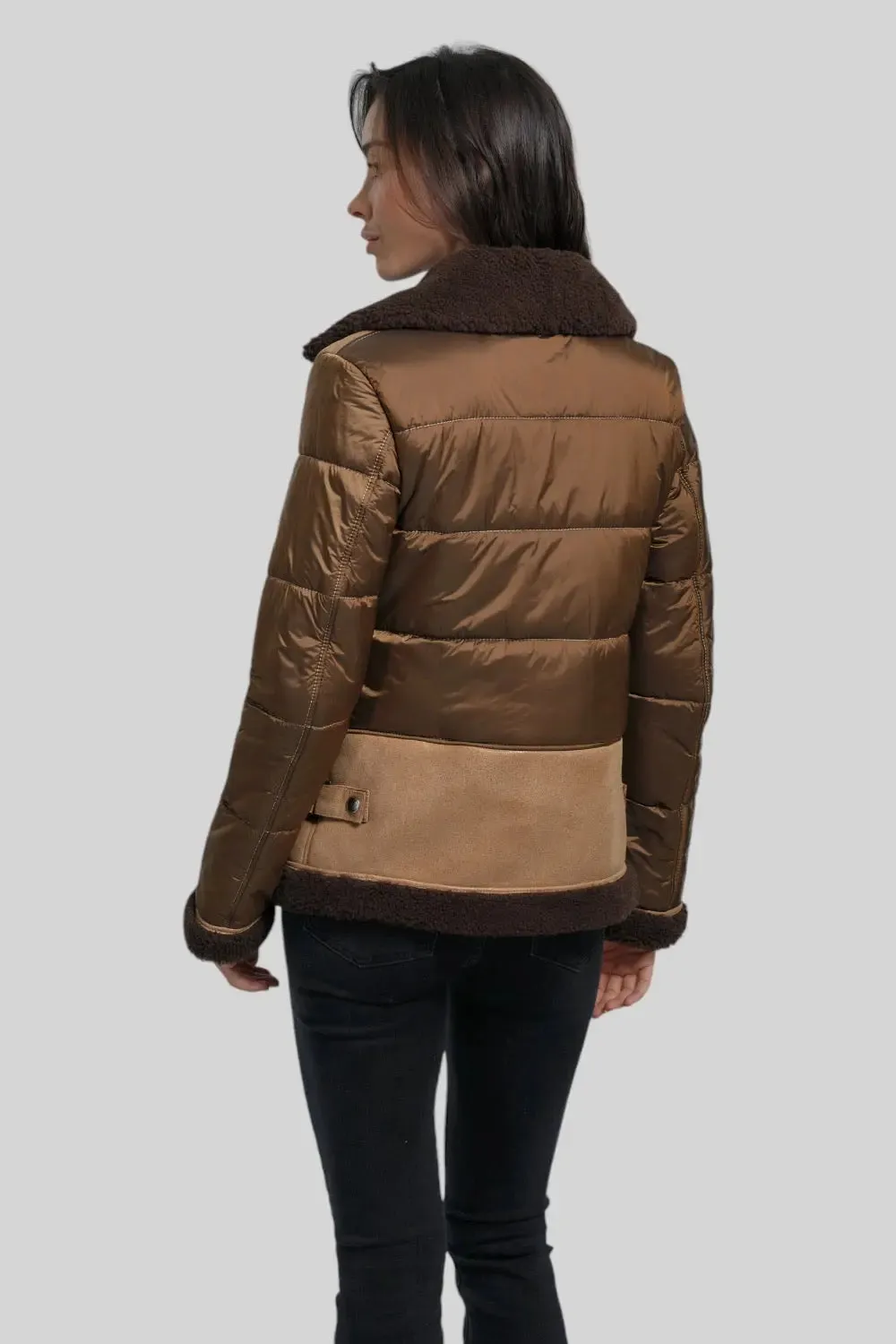 Martina Sheepskin B-3 Bomber Jacket